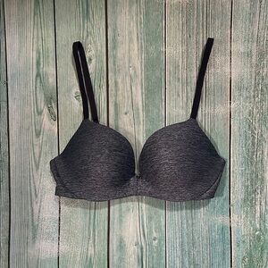 PINK Victoria's Secret Dark Gray Bra